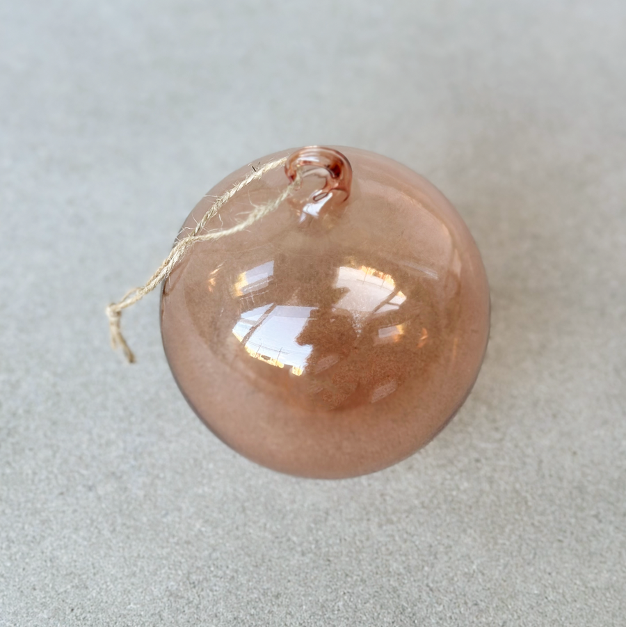 Glass Chrome Finish Ball 4''-Copper