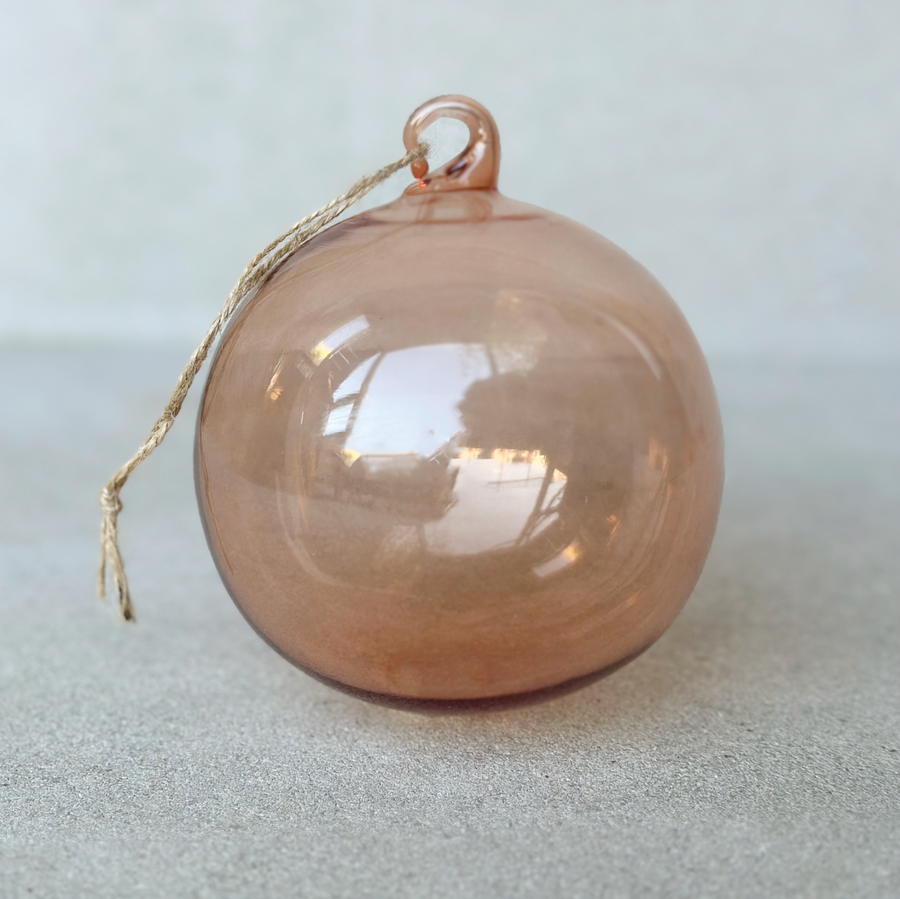 Glass Chrome Finish Ball 4''-Copper