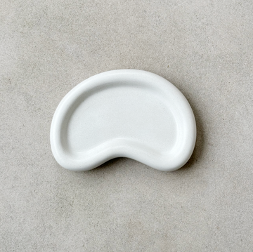 Faba - Concrete Tray / White