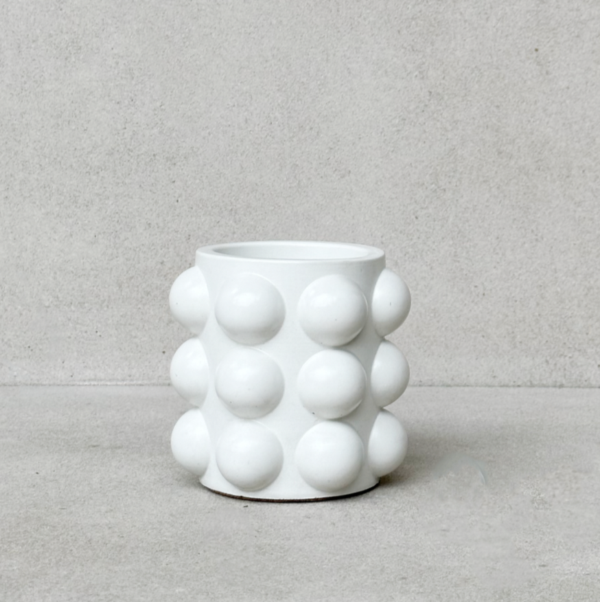 Globuli Vase / White