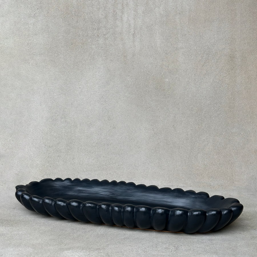 Forma XL Black Concrete Tray