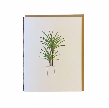 Dragon Tree Letterpress Card