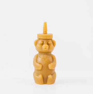 Beeswax Honey Bear Candle