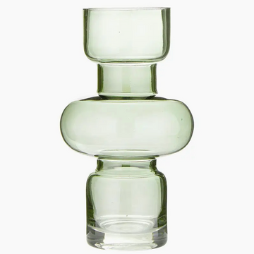 Glass Bubble Vase / Green