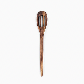 Acacia Wood Slotted Spoon