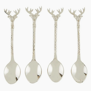 Silver Stag Appetizer Spoon