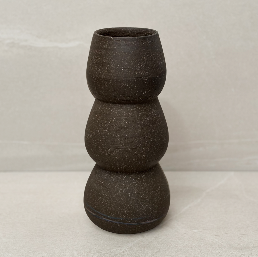 Dara Schuman Chocolate Sand Vase