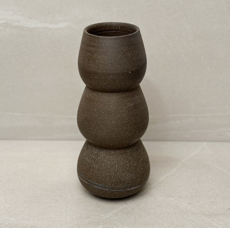 Dara Schuman Chocolate Sand Vase