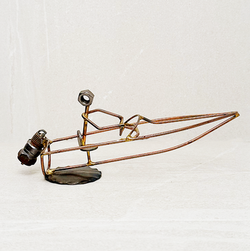 Recycled Parts Ski Boater