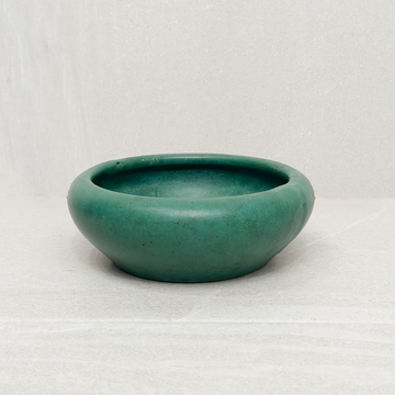 Vintage Green Stoneware Bowl