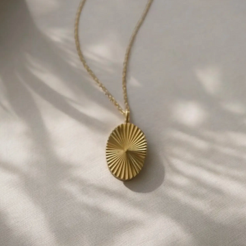 Oval Burst Necklace