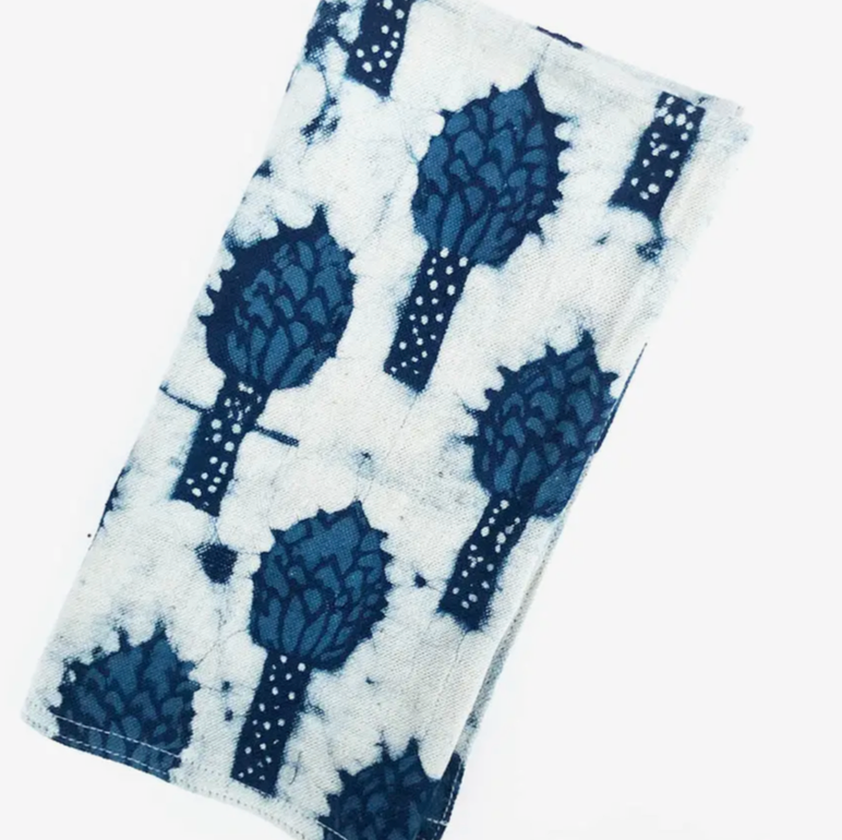 Indigo Mix Organic Cotton Napkins - Set of 4 (Copy)