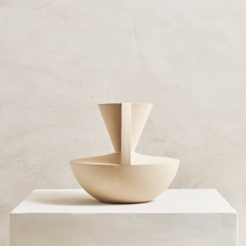 Vaso Ceramic Vase / Sand