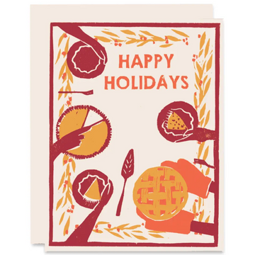 Happy Holidays Pie Feast Card