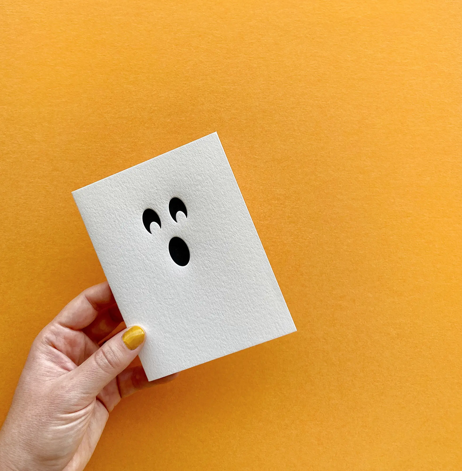 Ghost Halloween card