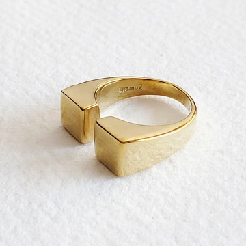 Double Square Ring Size 7